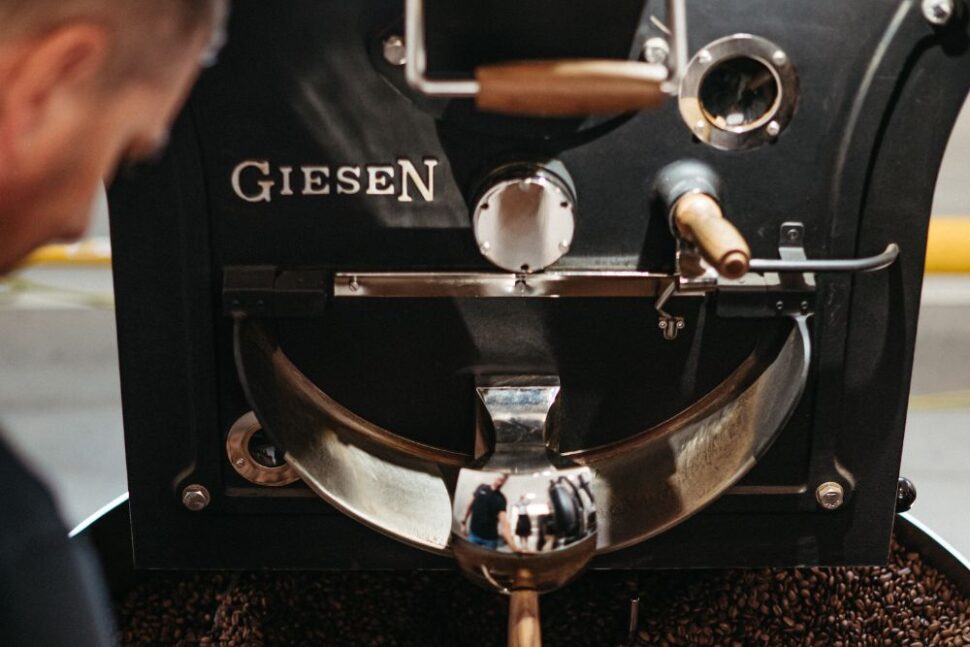 pražiaci stroj značky Giesen 