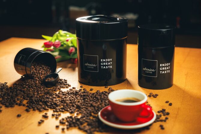 skladovanie kávy dózy coffeevac
