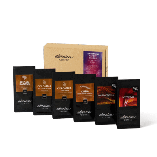 Ocenené kávy Degustačný balíček EBENICA COFFEE s kávami