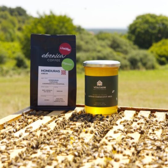 káva EBENICA Honduras Abeja a lipovo-černicový med