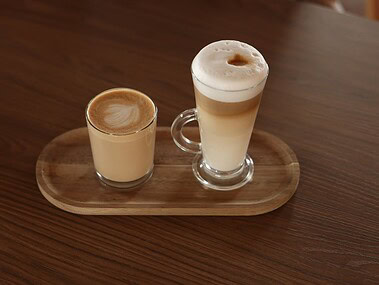 cappuccino a caffee latte